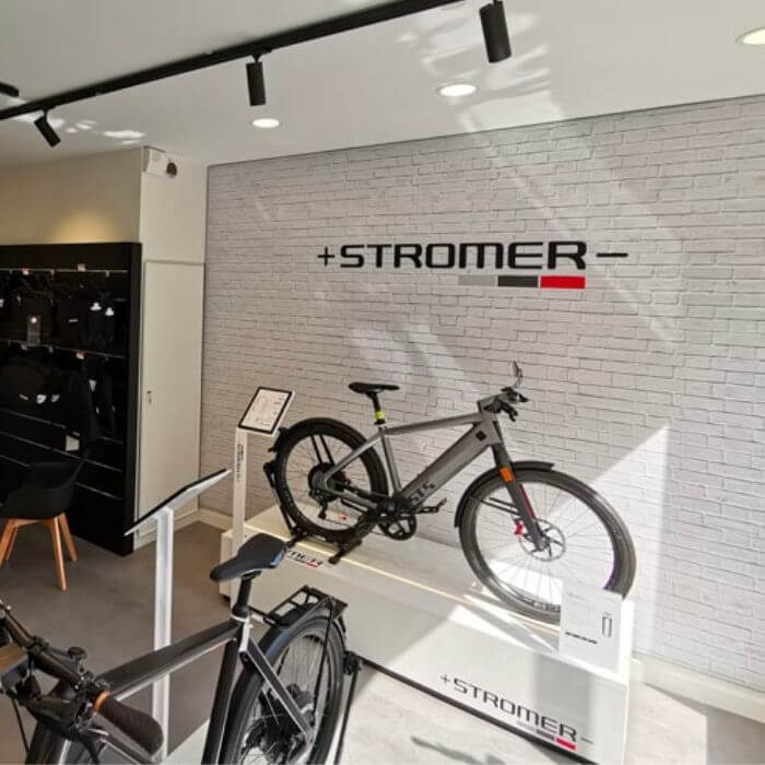 La boutique de speed bike Stromer dans le 15e arrondissement de Paris