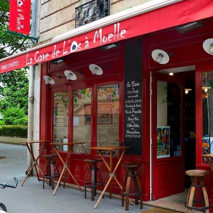 Le restaurant La cave à l'os à moelle dans le 15e arrondissement de Paris