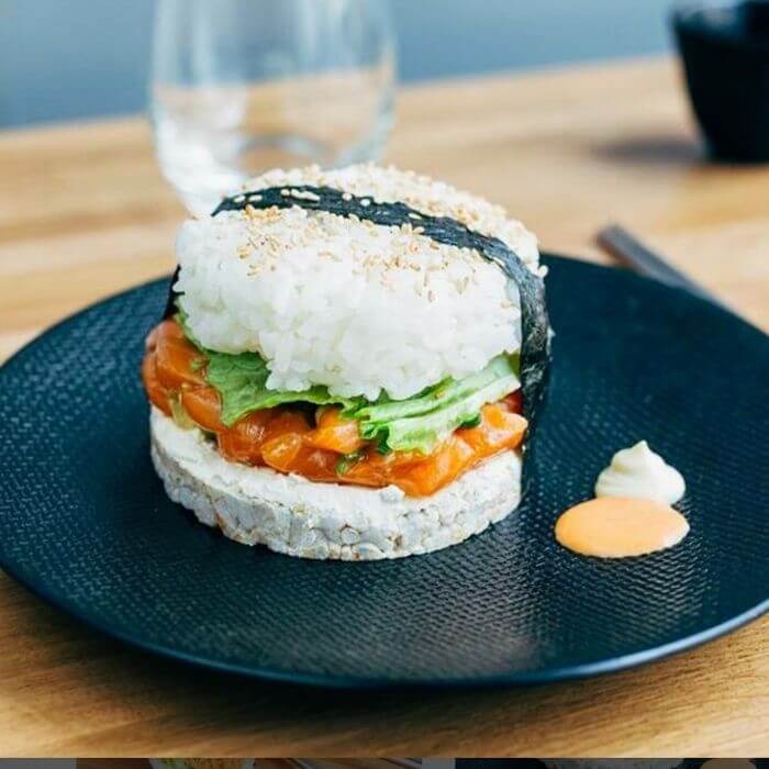 Le burger sushi à Paris