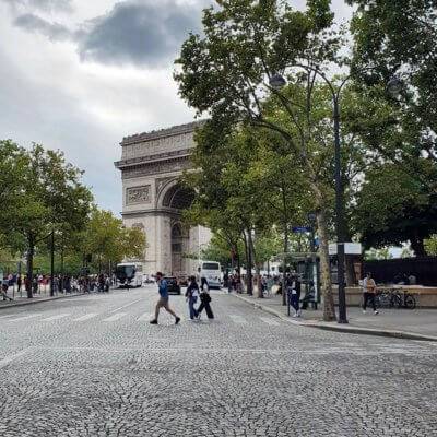 L'Arc de Triomphe dans le 8e arrondissement de paris